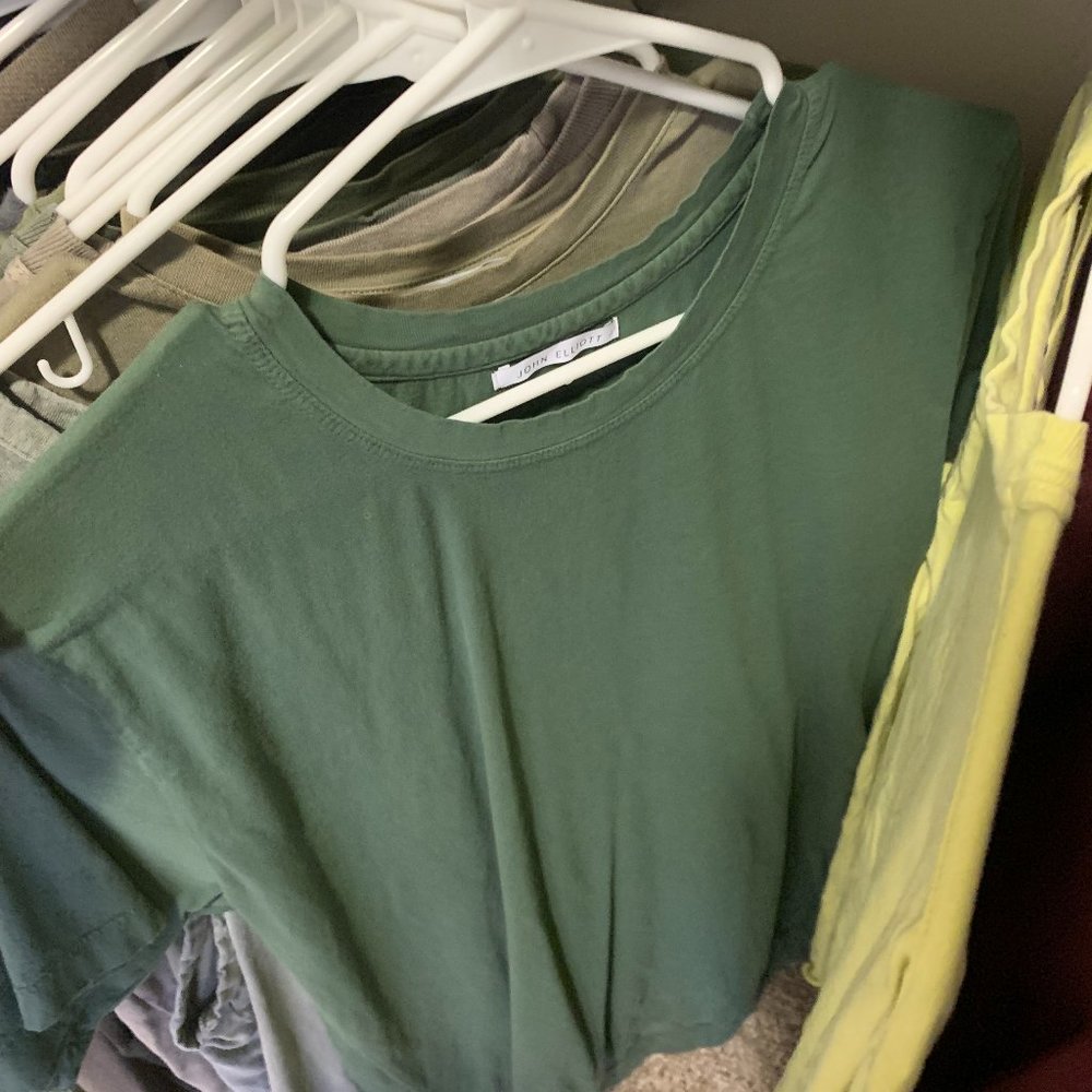 John Elliot T-Shirt Olive Green and Forest Green